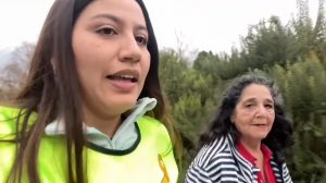 Madre de menor con cáncer agresivo inició caminata desde Valdivia a Santiago para reunir 1.200 millones