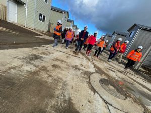Un 88% de avance presenta obra de 339 casas en Río Bueno