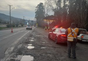 Inician controles viales nocturnos en sectores con altas cifras de accidentabilidad de Los Ríos