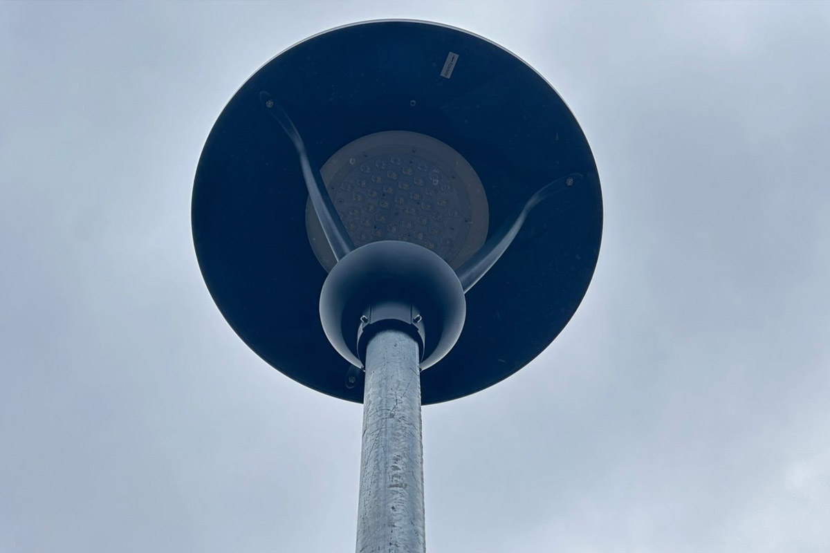 Proyecto de luminarias con soterramiento de cables en el centro de Valdivia lleva un 80% de avance