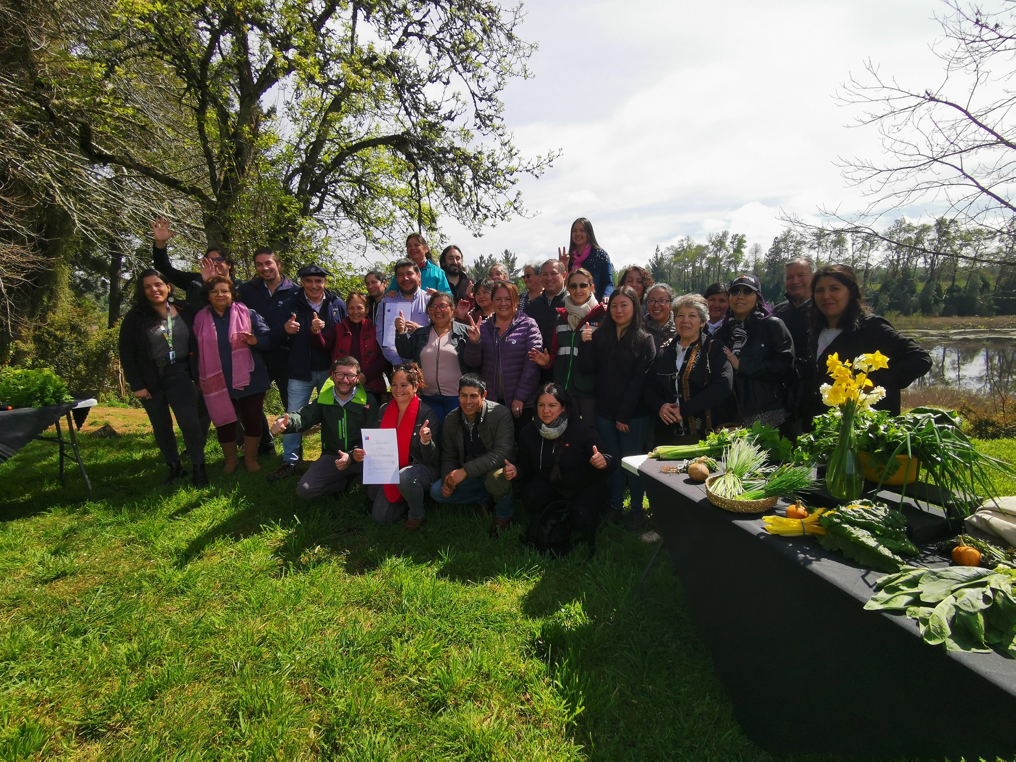 Hortaliceros de Valdivia oficializaron inscripción en el Sistema de Certificación Orgánica