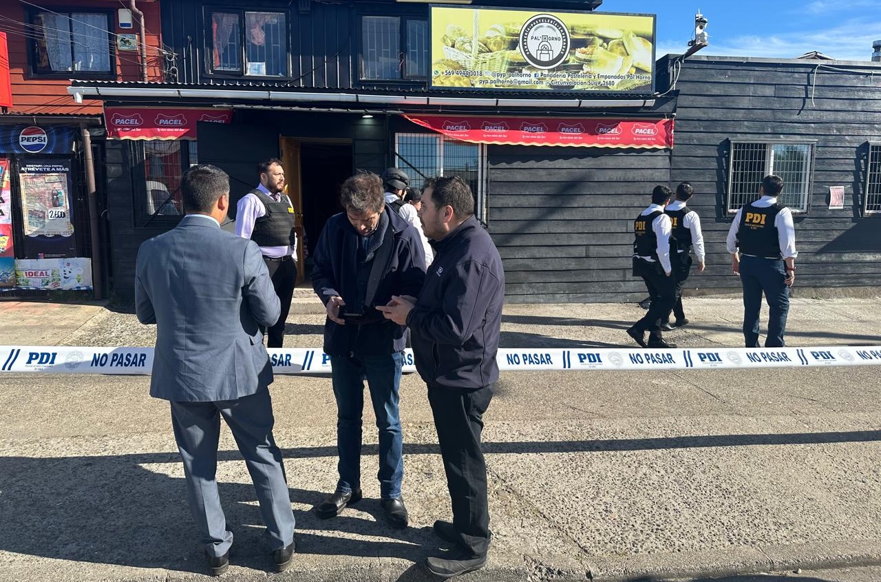 Hombre murió tras ser baleado en una panadería del sector Pablo Neruda de Valdivia