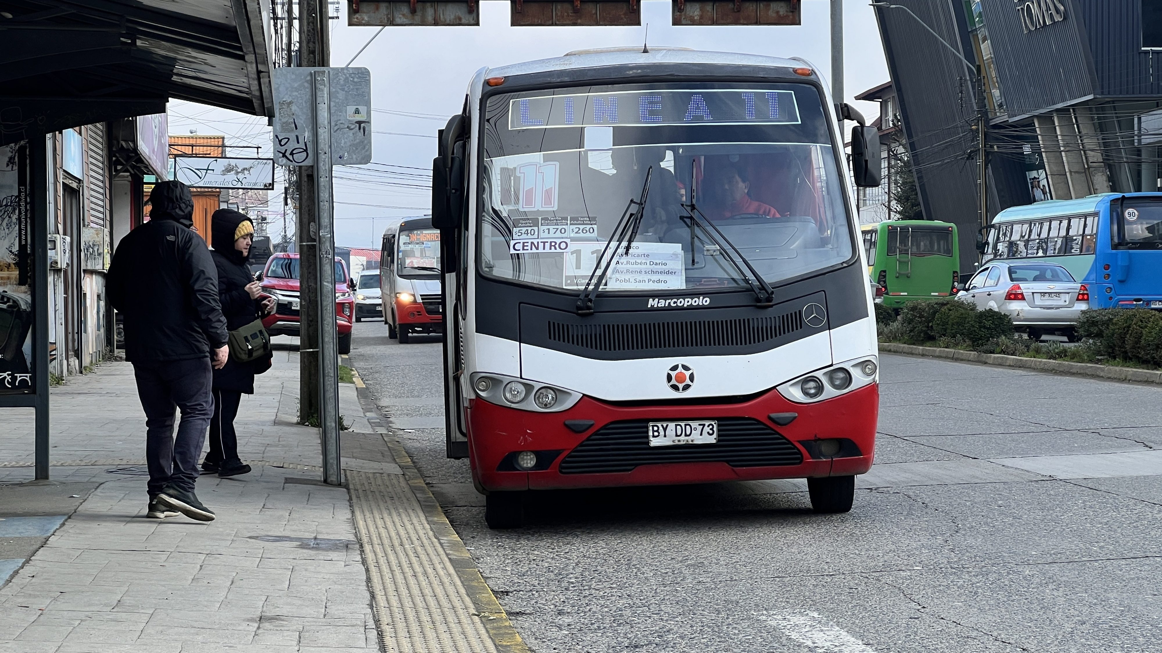 Anuncian alzas en las tarifas del transporte público en Valdivia