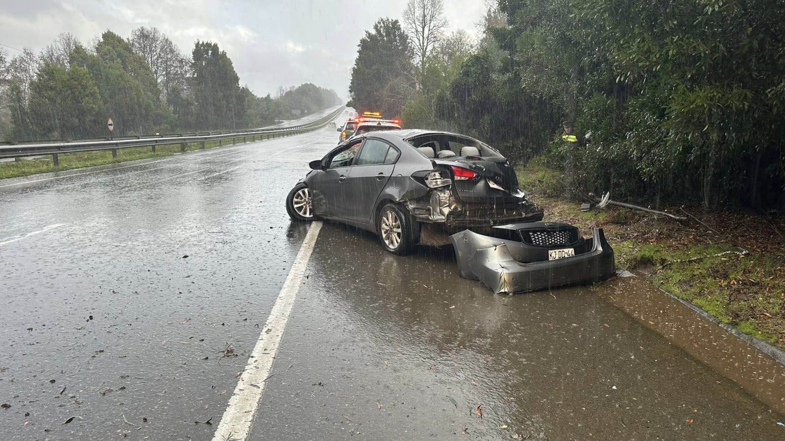 Conductor fue detenido tras accidente que dejó cuatro lesionados en Paillaco