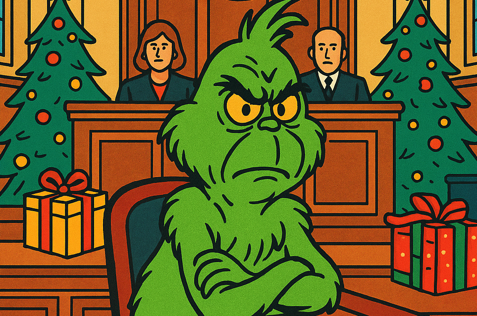 Se le acabó la fiesta: Cayó el Grinch y deberá enfrentar la justicia por arruinar la navidad