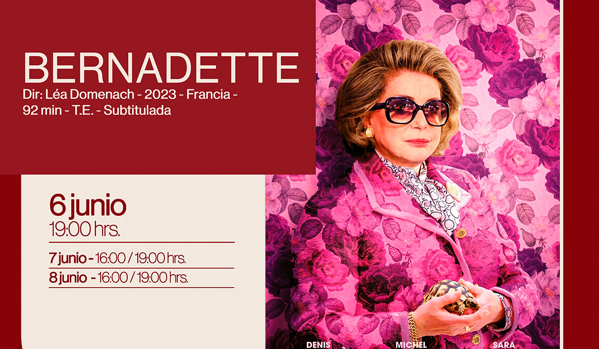 La actriz Catherine Deneuve regresa al Cine Club UACh con la comedia biográfica “Bernadette”