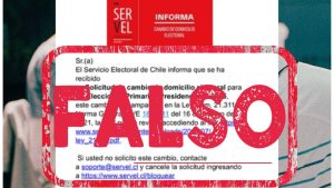 FALSO: Correo que alerta cambio de domicilio electoral no es del Servel, es una estafa para robar datos