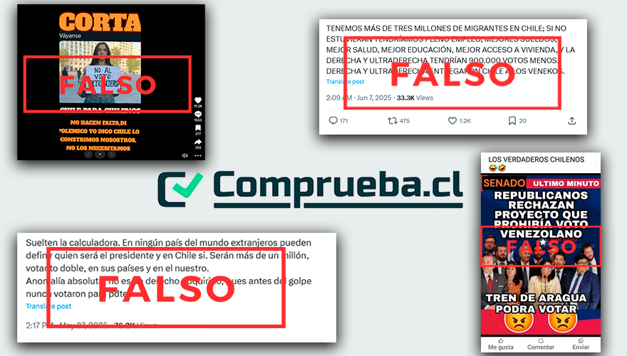Lo que es falso (y lo que es cierto) sobre el voto de extranjeros en Chile
