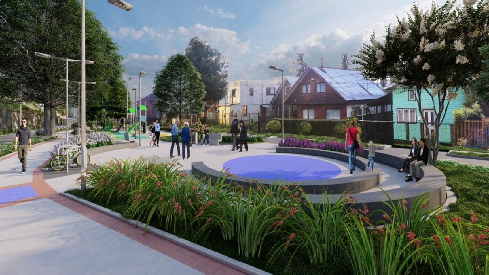 Inicia la construcción de la plaza Toribio Medina en Valdivia con una inversión superior a los $760 millones