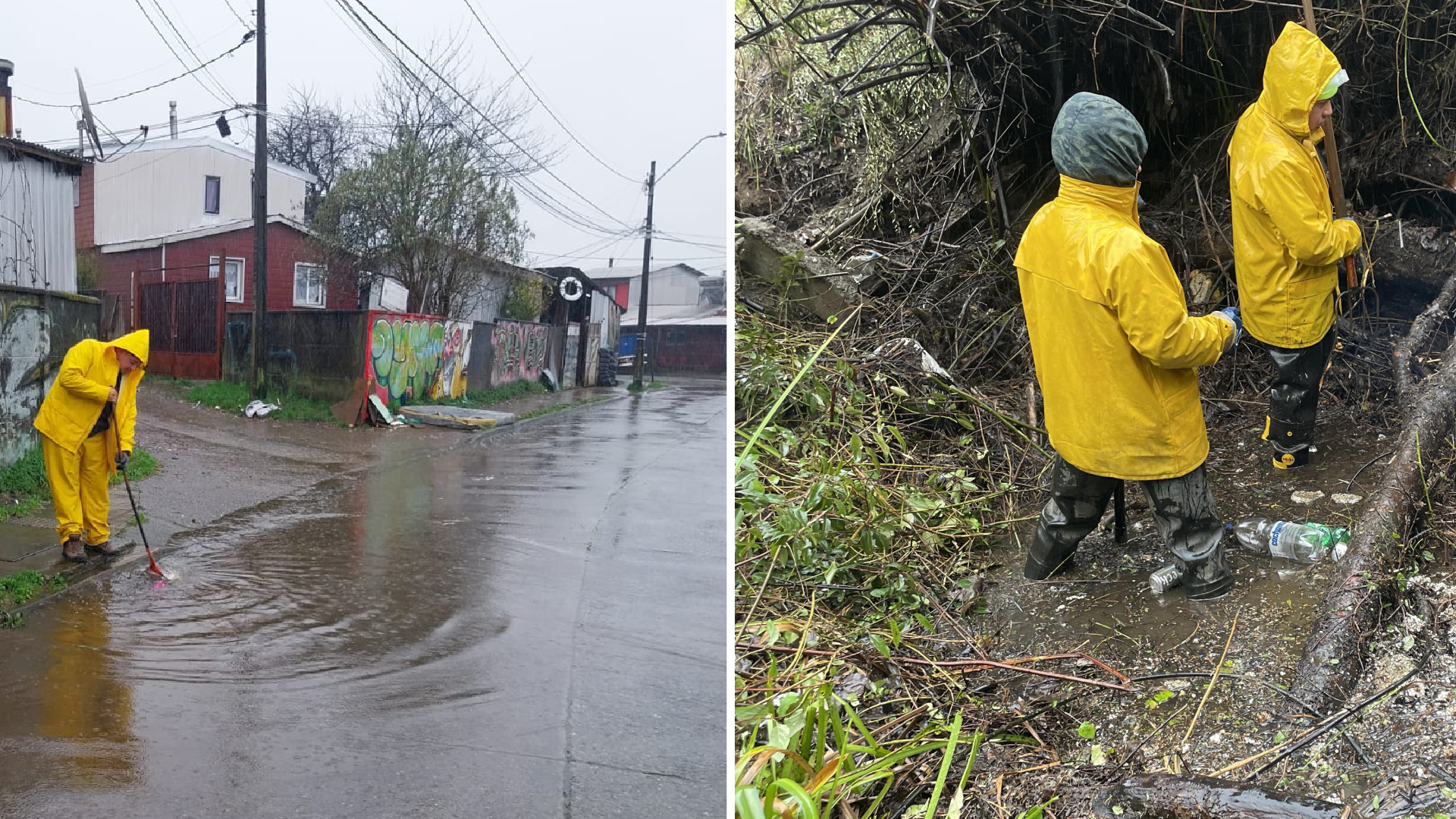 Decretan emergencia nivel 3 en Valdivia para intensificar operativos por sistema frontal
