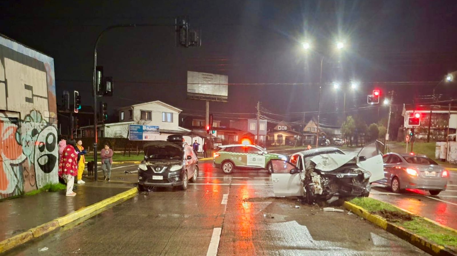 Formalizan a dos conductores que colisionaron en estado de ebriedad en Valdivia