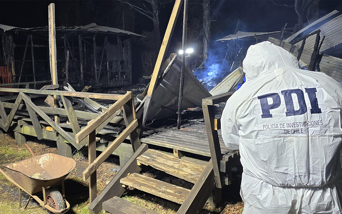 Hombre murió en incendio ocurrido en sector rural de Panguipulli: No ha sido identificado