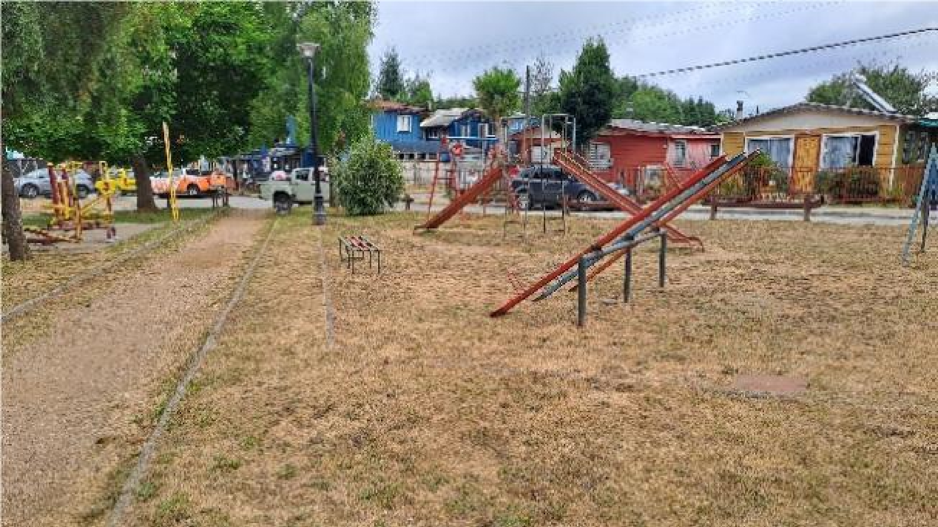 Con juegos, senderos y accesibilidad: Cayumapu se prepara para recuperar su parque