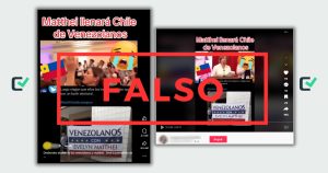 FALSO: Evelyn Matthei no prometió gobernar para venezolanos, video está editado
