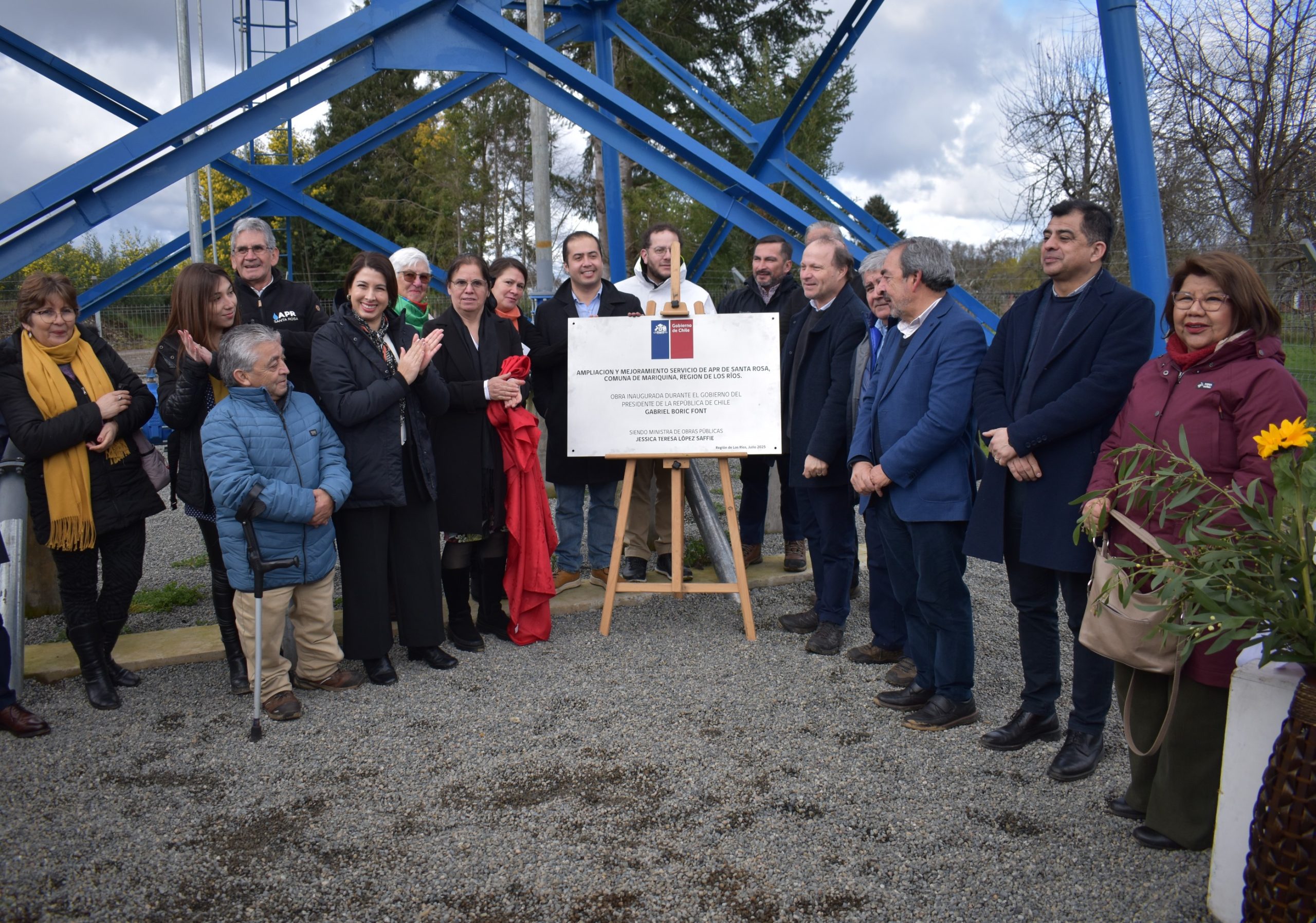 Mariquina: Inauguran ampliación de servicio sanitario rural que beneficia a más de 270 familias