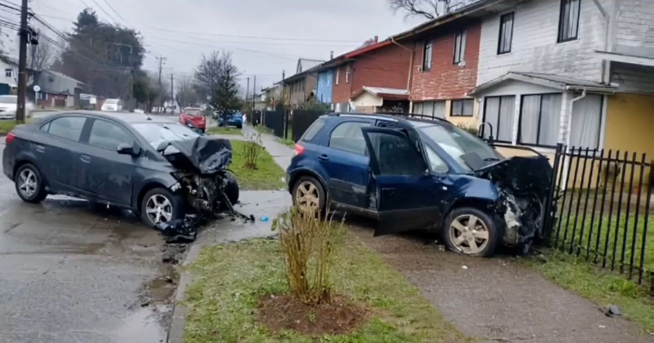Violento choque en Valdivia deja una víctima fatal y un conductor en coma inducido