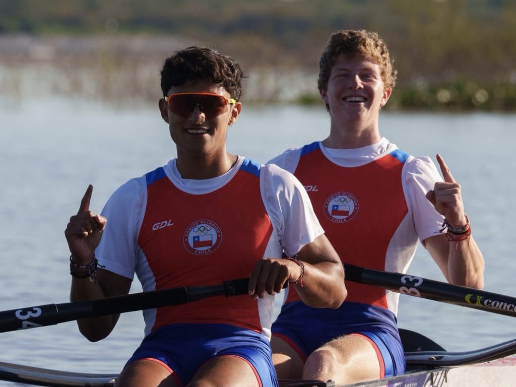 Remeros valdivianos brillan en conquista de oros para Chile en Juegos Panamericanos Junior de Asunción