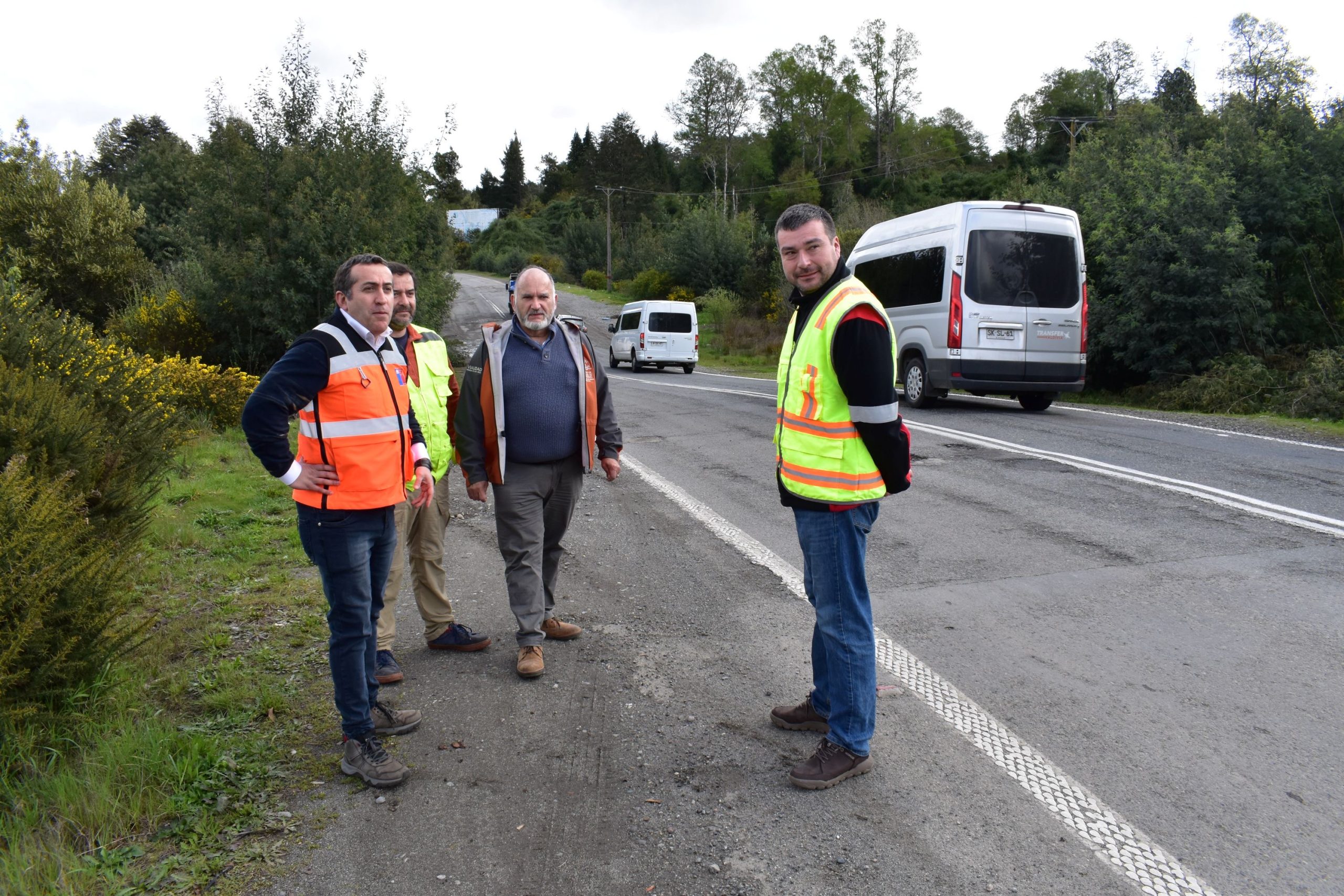 MOP inicia obras para solucionar hundimiento en cruce Cabo Blanco–Las Marías con Valdivia–Mariquina