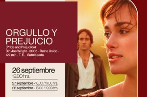 Cine Club celebra 20 años reestrenando “Orgullo y prejuicio” y trae estrenos nacionales