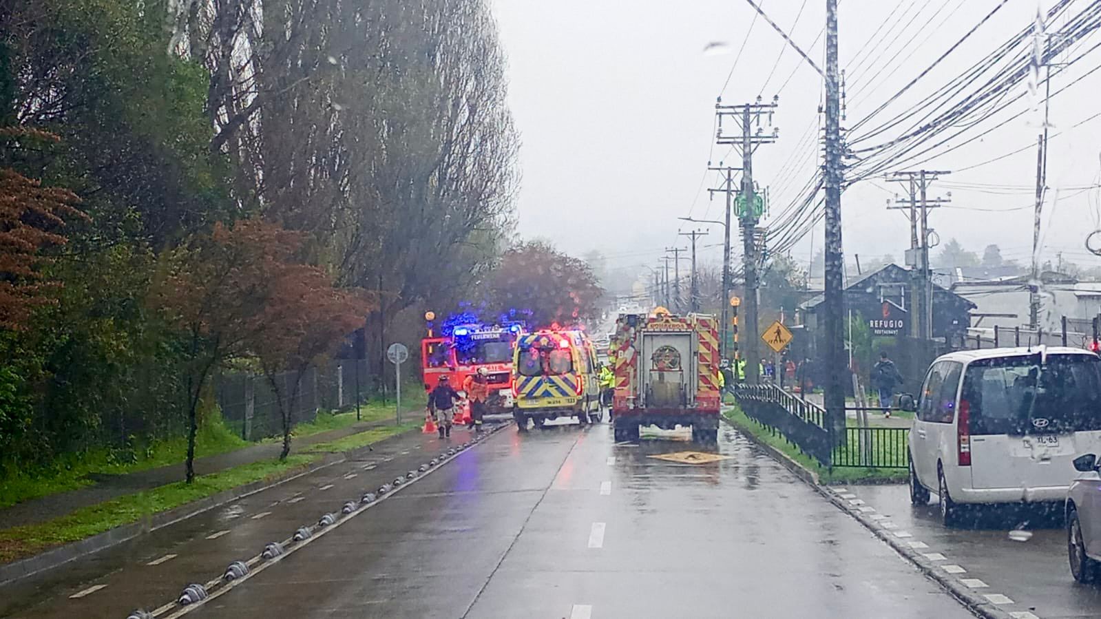 Choque de micros deja 18 lesionados en Valdivia: Un Chofer conducía bajo efectos de la cocaína
