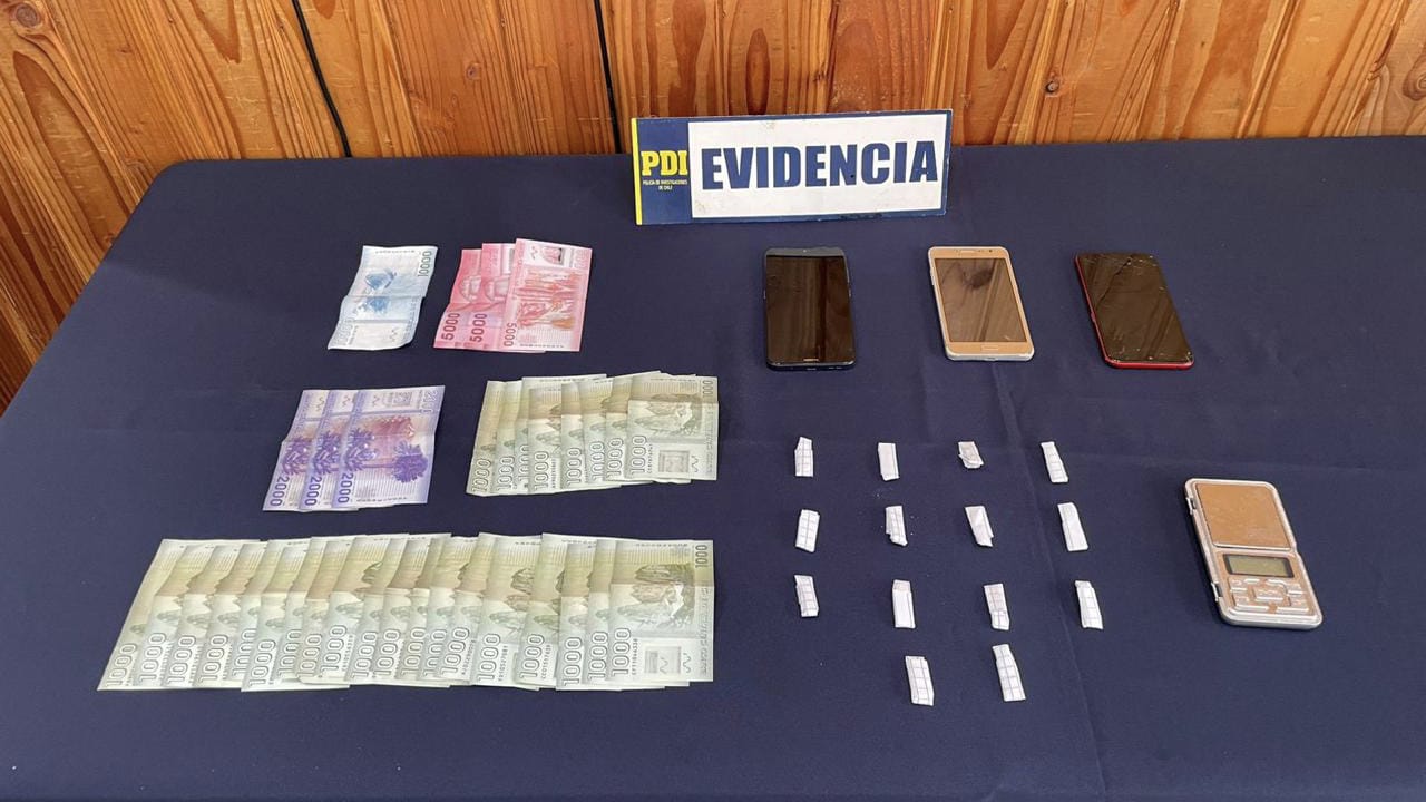 Desbaratan foco de microtráfico en Futrono: Detenido usaba su domicilio como punto de venta
