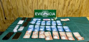 Cuatro detenidos con ketamina y más de $4 millones en operativo nocturno en Reumén
