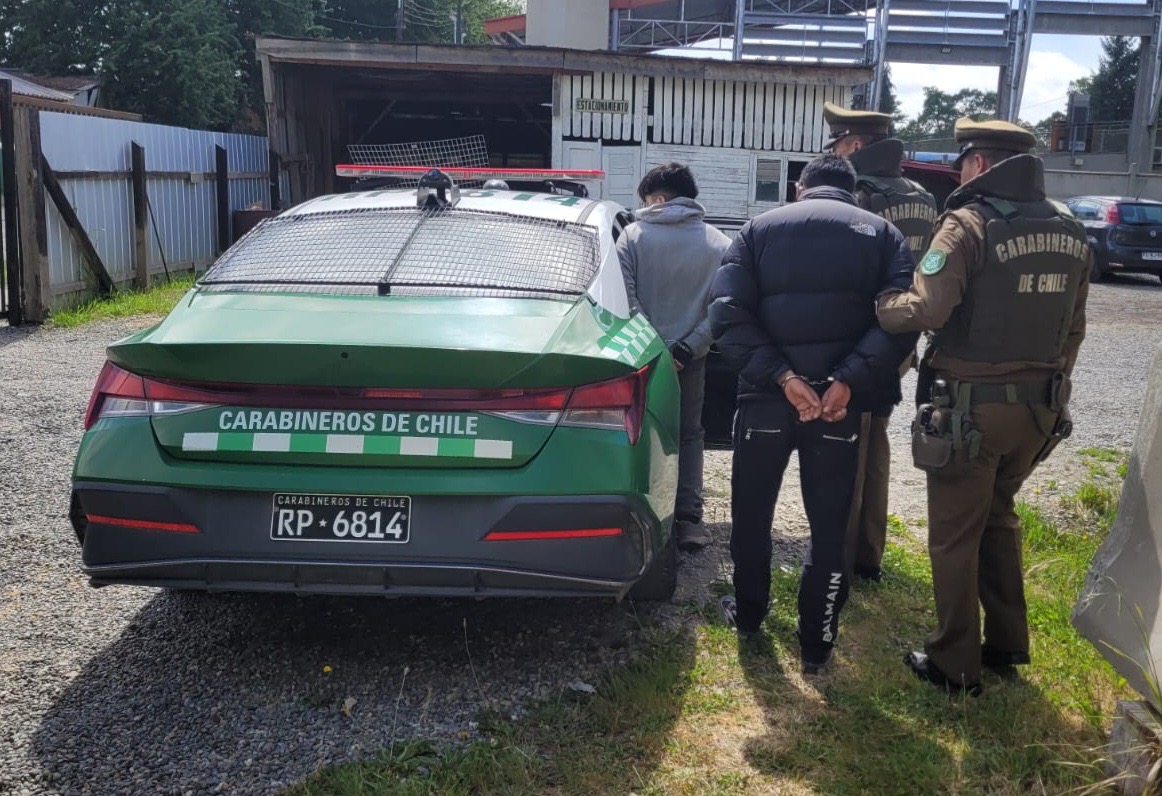 Caída de banda con amplio prontuario tras millonario robo a supermercado en Máfil