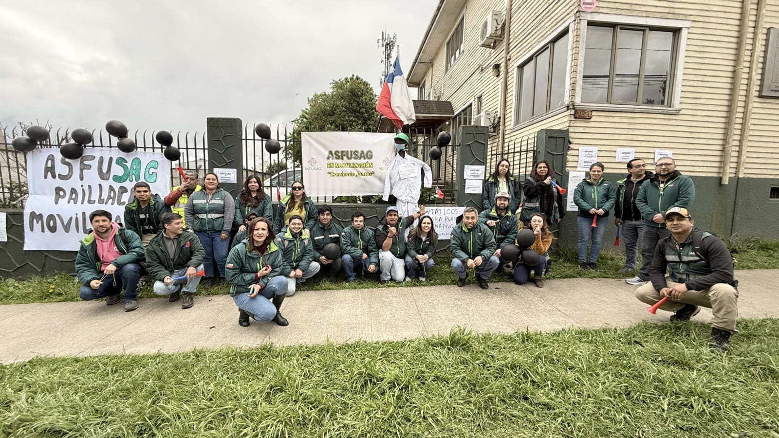 Funcionarios del SAG mantienen movilización indefinida en Los Ríos por déficit presupuestario