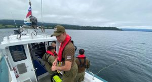 Sin éxito continúan labores de búsqueda de hombre desparecido al interior del lago Panguipulli