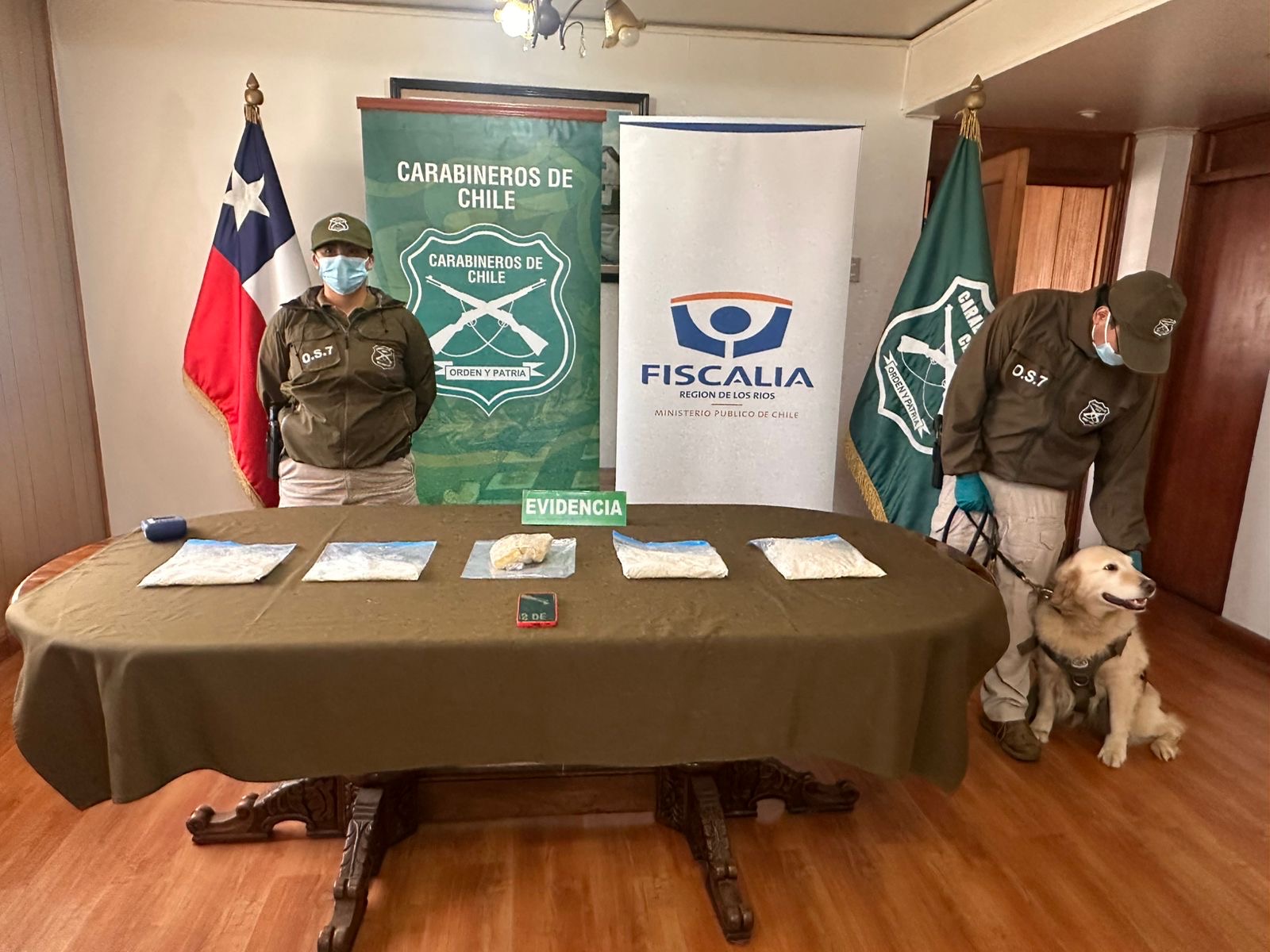 Detienen a extranjero con casi 4 kilos de pasta base durante control carretero en La Unión