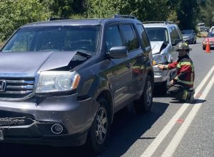 Colisión múltiple en ruta que une Valdivia con Paillaco moviliza a equipos de emergencia