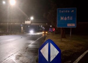 Mujer fue hallada muerta en la mitad de la Ruta 5 en Máfil: Investigan presunto atropello