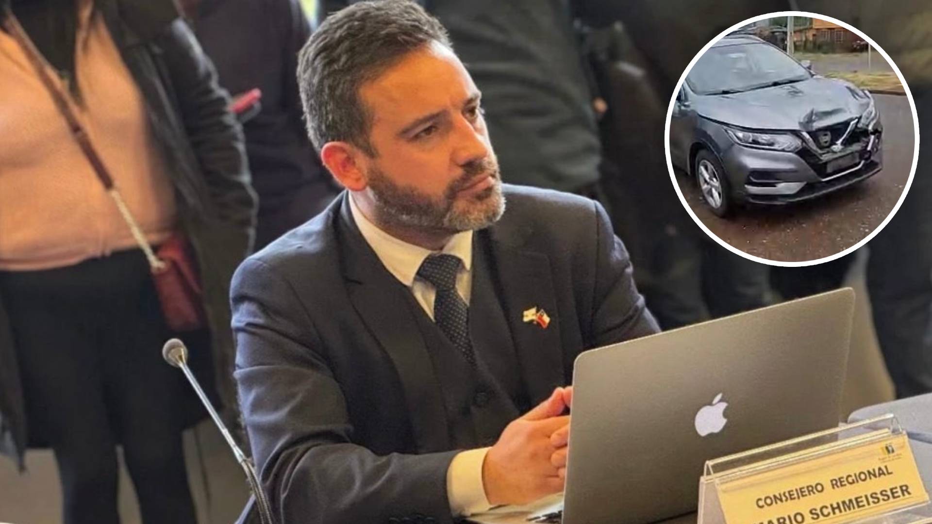 Víctima de choque de CORE Schmeisser denuncia daños por casi $8 millones y exige reparación de su camioneta