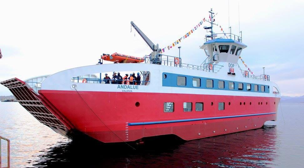 Avance en mantención de barcaza Andalué alcanza un 35% y su retorno se proyecta para enero de 2026