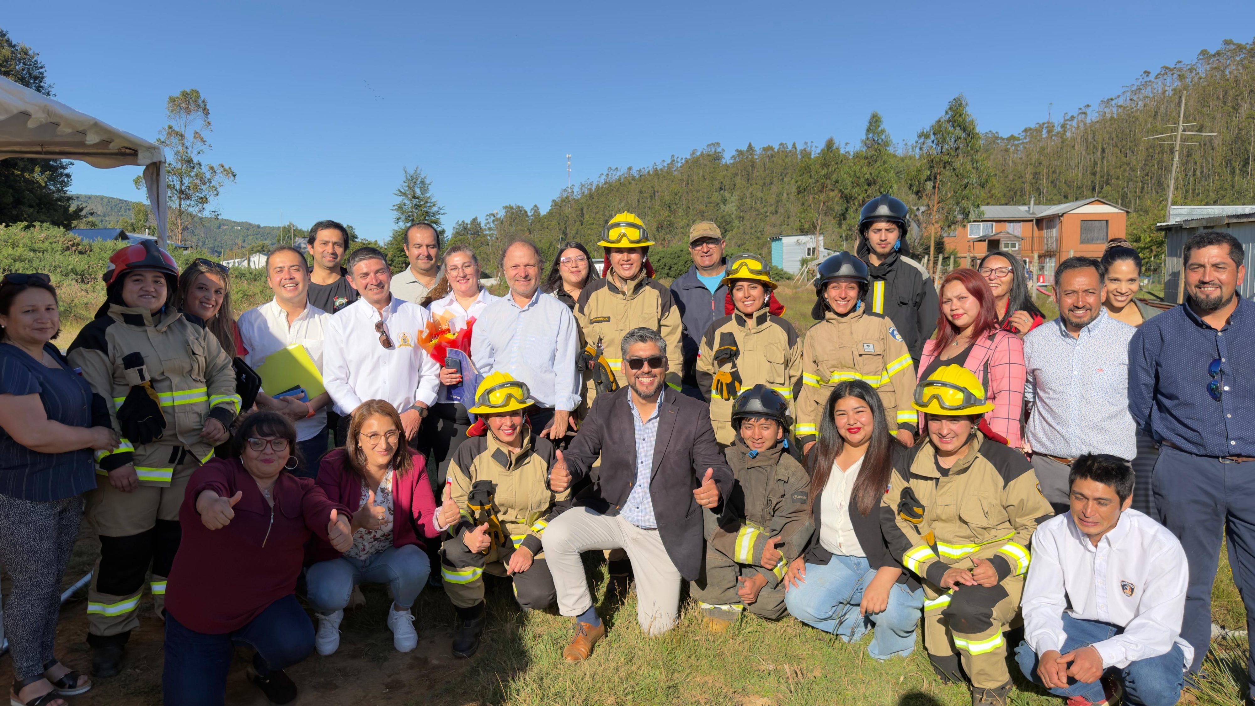 Corral: Entregan terreno para construir el primer cuartel de Bomberos en Isla del Rey
