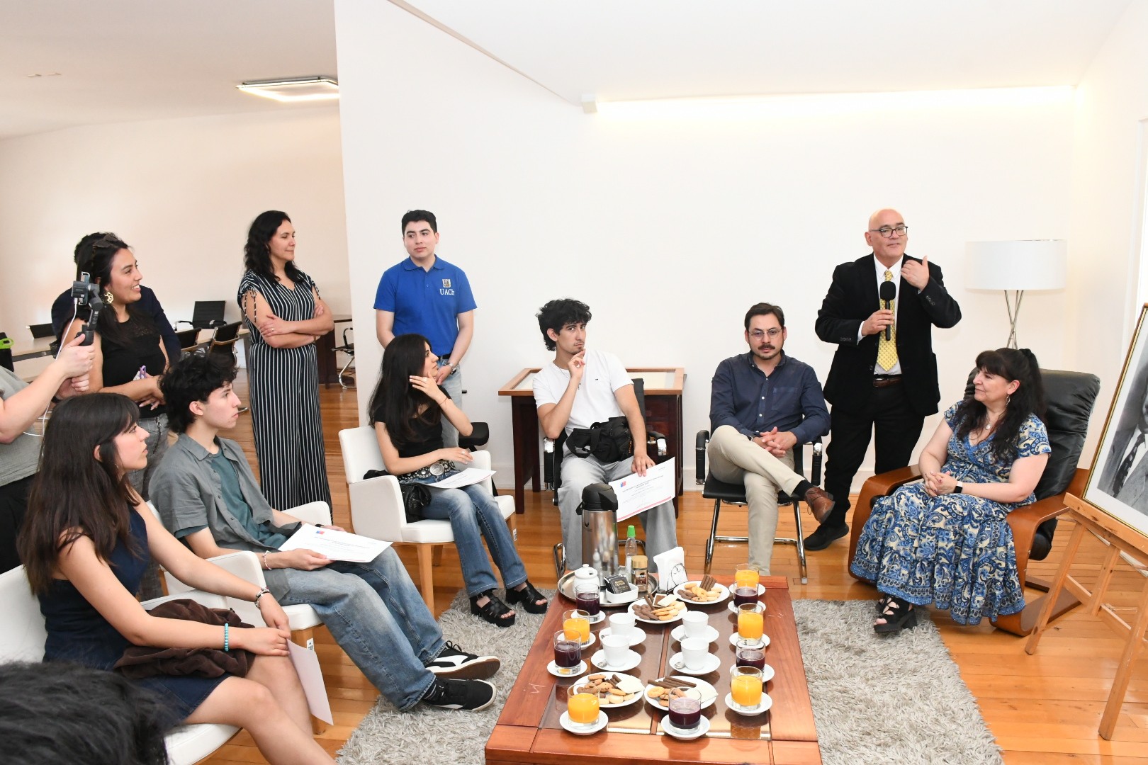 UACh compartió con estudiantes distinguidos por sus Trayectorias Educativas