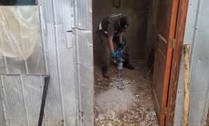 Demuelen radier de bodega en medio de búsqueda de Julia Chuñil