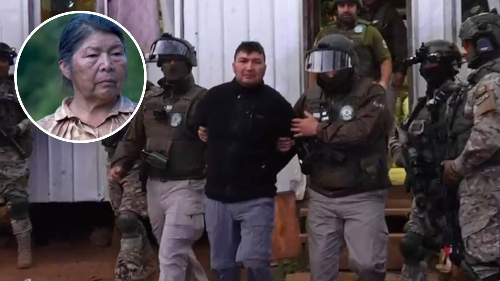 Se desarrolla control de detención de hijos y exyerno de Julia Chuñil por presunto crimen en Máfil