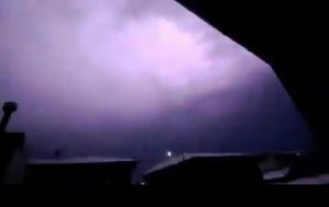 Los sorprendentes registros de la tormenta eléctrica que afectó a la Región de Los Ríos