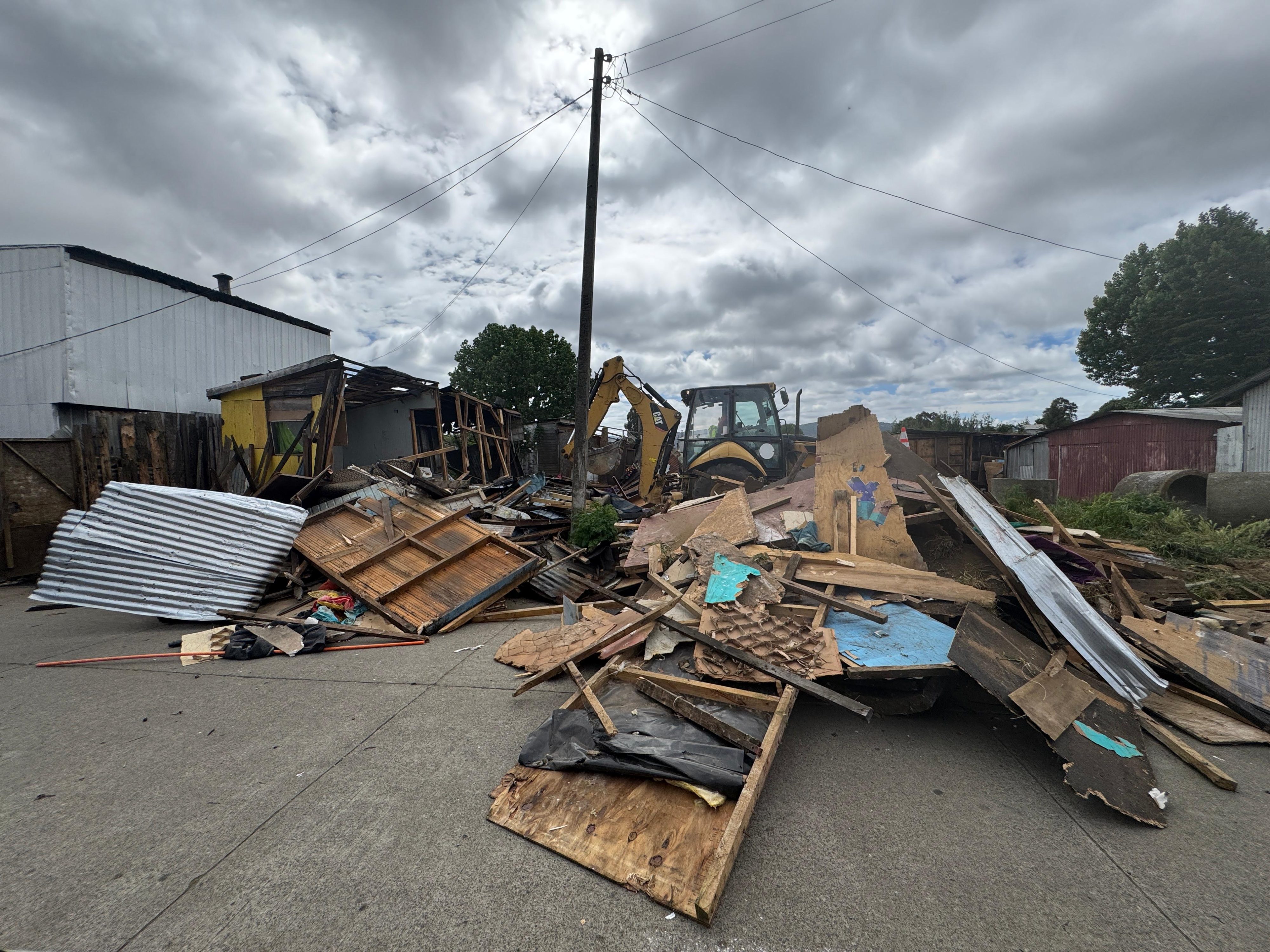 En marzo se concretará el cierre definitivo del campamento Aldea Las Mulatas