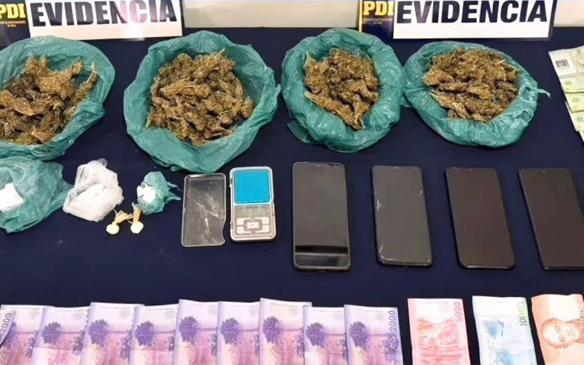 Tres detenidos por microtráfico tras operativo que desbarata puntos de venta en Río Bueno