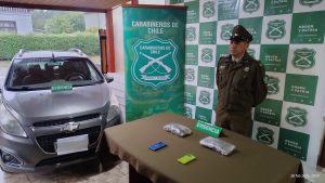 Decomisan más de dos mil dosis de marihuana a extranjero en plena Noche Valdiviana