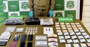 Cinco imputados por tráfico de drogas quedan en prisión preventiva en Valdivia