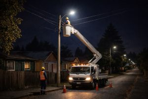Triplicarán recursos para alumbrado público en Valdivia: Proyectan inversión de $55 millones en 2026