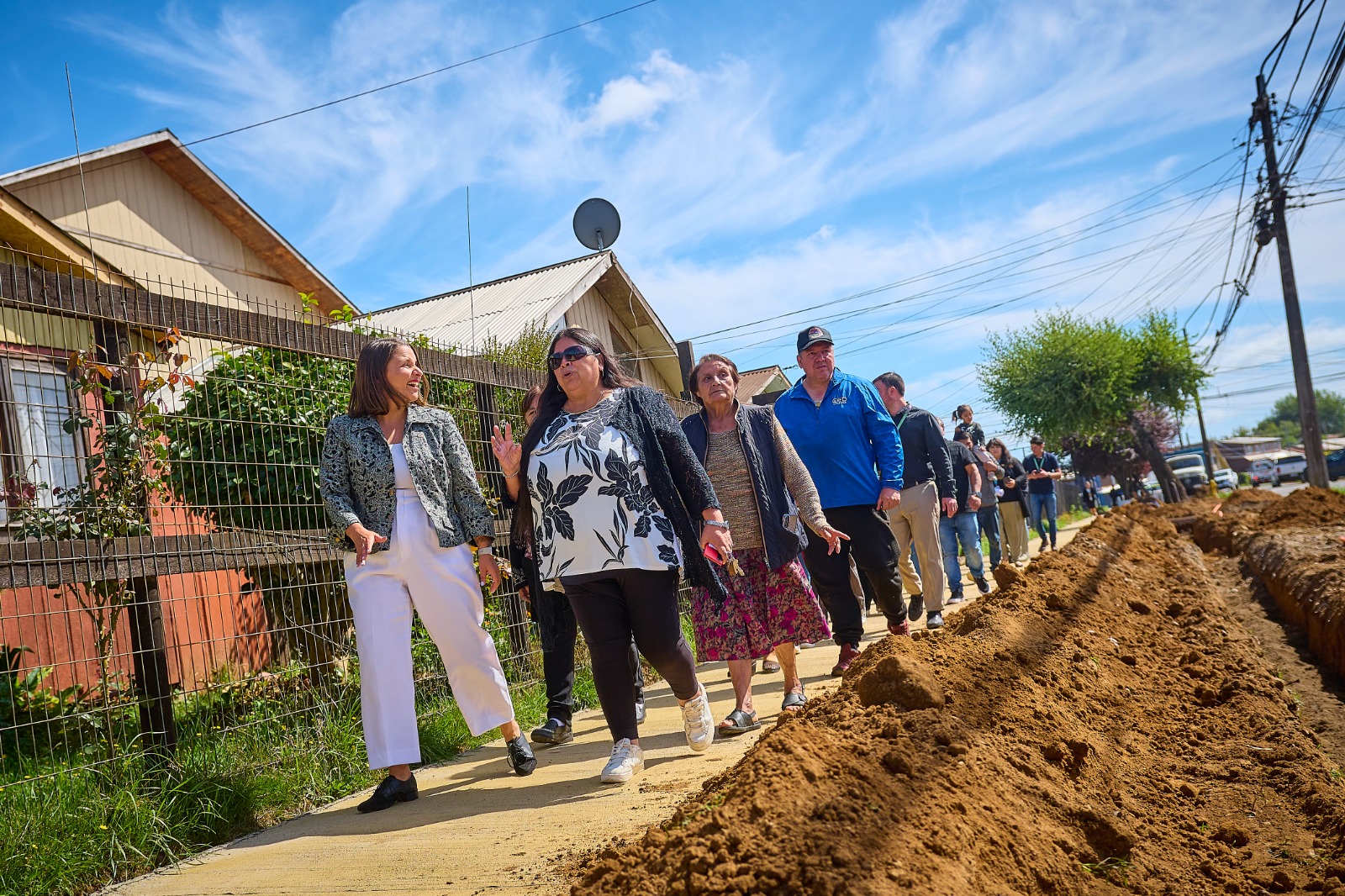 Obras de renovación en población Bernardo O’Higgins alcanzan un 70% de avance