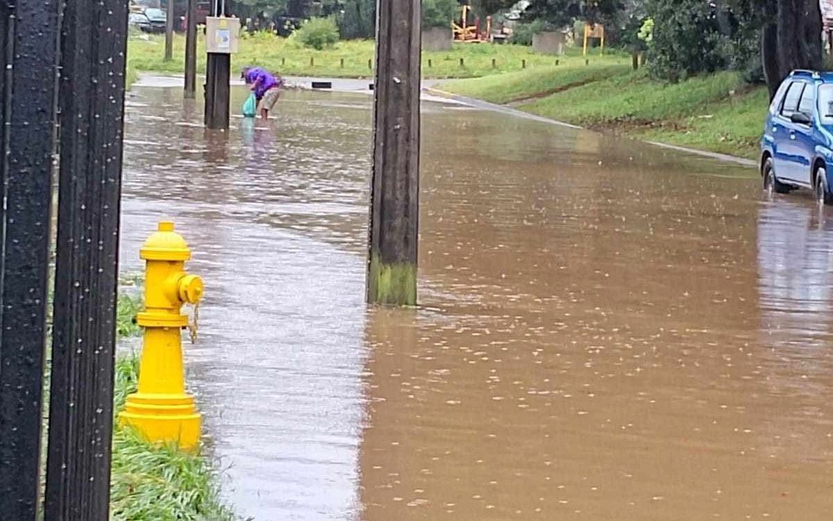 Anegamientos afectan a varios sectores de Valdivia y vecinos alertan riesgo de agua en viviendas