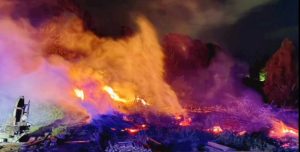 Dueño de predio es detenido por provocar incendio con riesgo para viviendas en Los Lagos