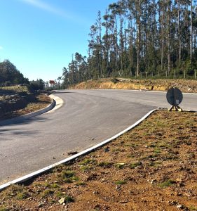 Nuevo bypass de Corral alcanza 70% de avance y busca sacar el tránsito de camiones del radio urbano