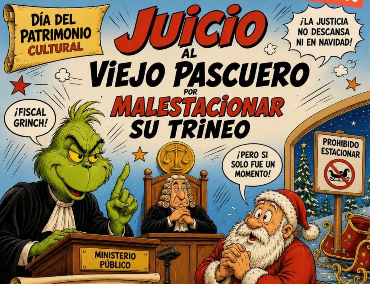 Día del Patrimonio: Corte de Valdivia llevará a juicio al Viejo Pascuero por estacionar mal su trineo