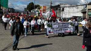 Marcha del Día del Trabajador convocó a más de 6 mil personas en Valdivia